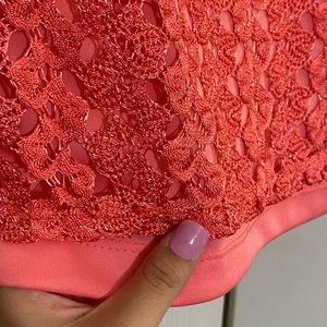 !SOLD! Peach colored dress! Adrienne! XS!